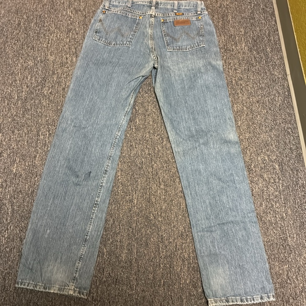 Wrangler Light Blue Straight-Leg Men's Jeans